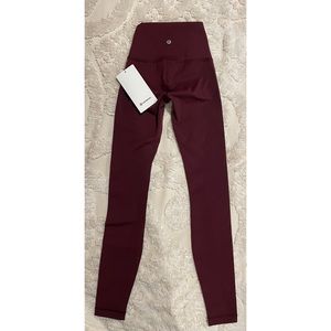 NWT Lulu Lemon HR Wunder Under Leggings Size 0